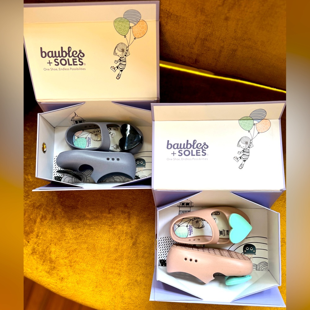 Baubles + SOLES Size 7 Toddler Girl Shoes. New in box